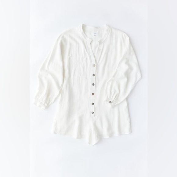 UO Lannie Button-Front Romper - Picture 1 of 8